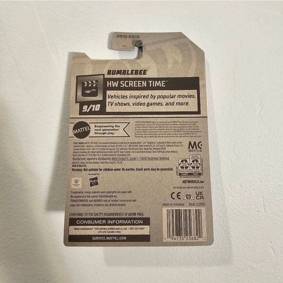 Hot Wheels Bumble Bee Transformers Bumblebee Beetle Volkswagen Bug Hotwheels Car - Picture 6 of 6